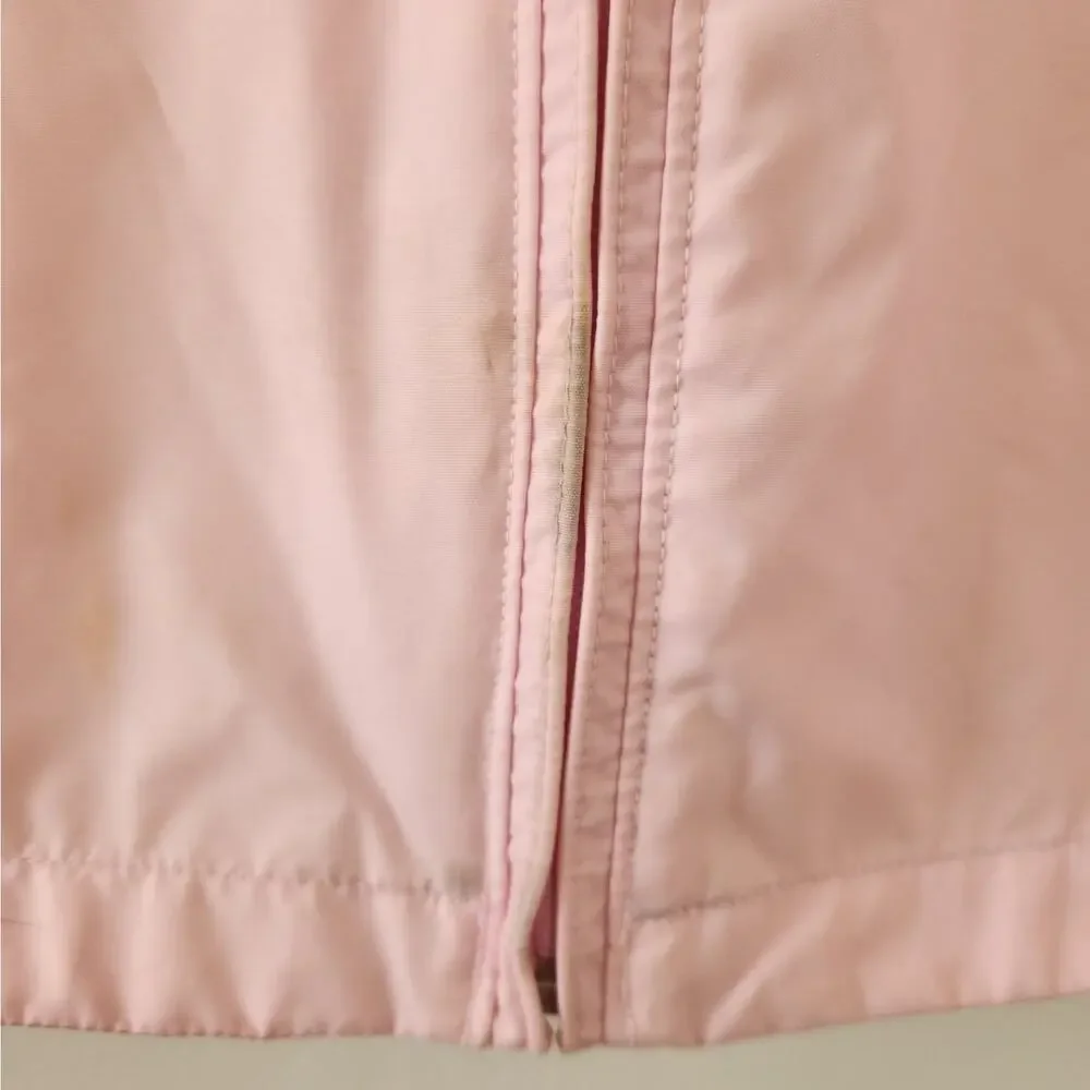 Columbia Windbreaker 14/16 Girls Kids Pink Hooded Lightweight Coat Zip Up